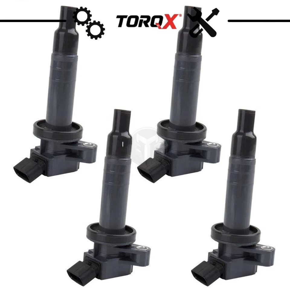 OEM DENSO x4 Ignition Coils For 2001-2012 Toyota Camry Corolla Highlander RAV4 - Image 4 of 4