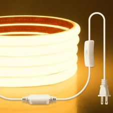 Cob Led Strip Light 110v 120v 6ft Led Light Strip 3000k 6.56ft2m Warm White Cob Led Strip Light 110v 120v 6ft Led Light Strip 3000k 6.56ft2m Warm White