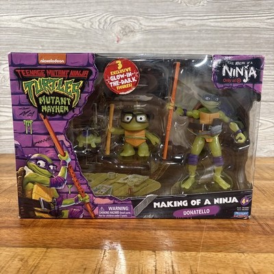 Playmates Teenage Mutant Ninja Turtles Mayhem Donatello 3 Pack Glow In Dark TMNT