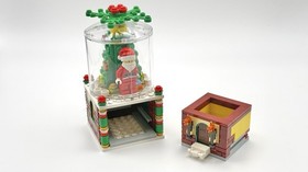 LEGO Limited Edition Snowglobe Ornament Seasonal Set (40223), Complete, No Box