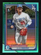 2024 Bowman Chrome Prospects Aqua Refractor 87/125 Elias Medina #BCP-183 0lj0