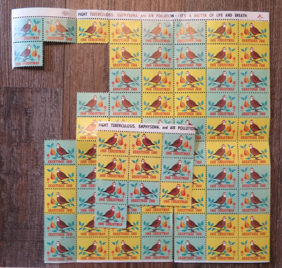 American Lung Association Christmas Seals stamps Huge lot 1960s 1970s - Image 2 of 4