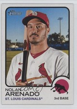 2022 Topps Heritage High Number Team Name Color Swap Variation Nolan Arenado e7b