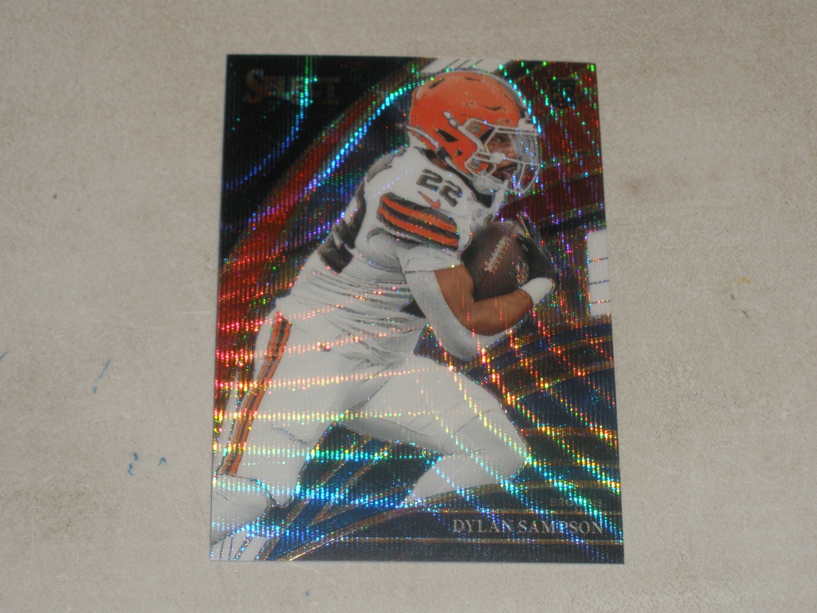 2025 Panini Select Club Level Tri Color Prizm #255 Dylan Sampson 042/249 RC