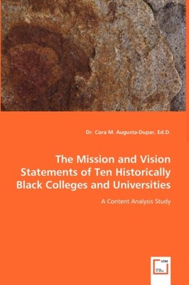 Augusta-Dupar - Mission and Vision Statements of Ten Historically Blac - X555z