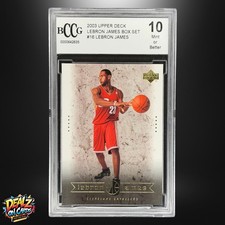 2003 Upper Deck LeBron James The Magic Touch Box Set Rookie Card 16 BCCG 10 MINT. rookie card picture