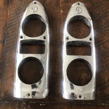 1959 To 1964 Daimler Dart Sp250 Chrome Rear Tail Light Surrounds