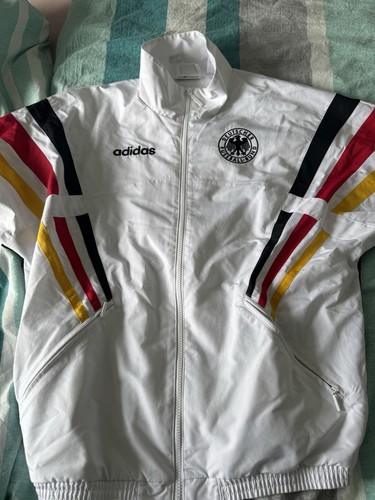 Adidas DFB Trainingsjacke Weiß - Größe S - Deutschland 1996 Woven - Bild 1 von 5