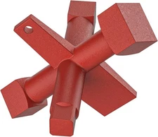 Ximoon 6 Way Cleanout Plug Wrench Replacement for Pasco J40042 Plumbing Red 