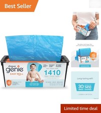 30 Count Easy Roll Diaper Pail Refill Bags - Odor Control, Fits Most Pails