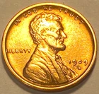 1909 S VDB Lincoln Cent CHOICE / GEM BU RED