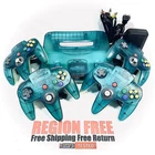 Nintendo 64 Clear Blue N64 Console - Region Free - Choose Controller Option