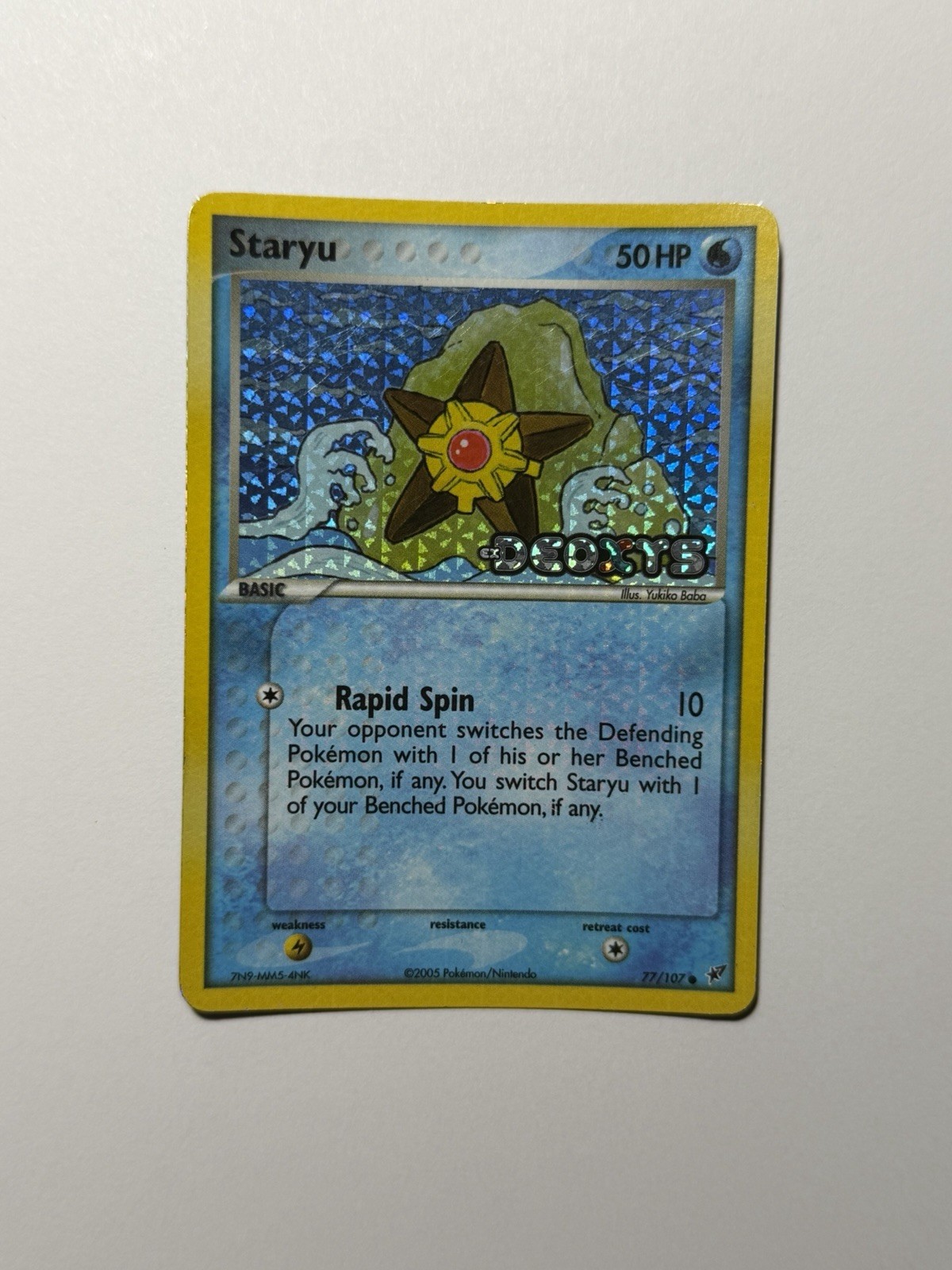 Staryu 77/107 Deoxys Reverse Holo