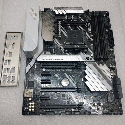 ASUS PRIME X470-PRO AMD AM4 DDR 4 ATX Motherboard (Up to Ryzen 5000 series)