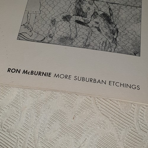 Ron McBurnie - More Suburban Etchings (Book, 1991) Perc Tucker Regional Gallery - Picture 2 of 6