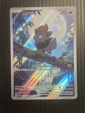 Pokemon Zorua Illustration Rare Holo Full Art 142/086 Sv: White Flare EN 2025 on eBay