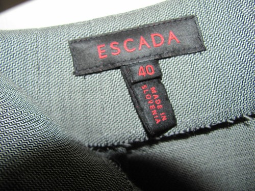 Women's Gray Escada Size 10 2 Piece Pant Suit - Picture 10 of 12