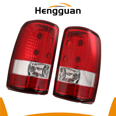 2000-2003 Suburban Halogen Tail Light Set Pair Pair Of Tail Lights For 2000-2003 Chevy Tahoe & Suburban 1500 - Halogen, Left & Right Set 2000 Silverado Tail Lights Led - Foto 4