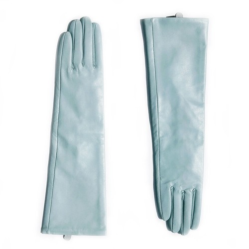 Women New 40cm(15.7") Long Real Sheep Leather Elbow Long Gloves - Picture 24 of 26