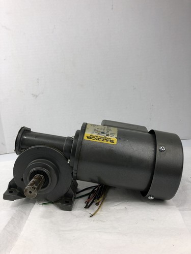 Baldor Industrial Motor 0.16 HP 38 RPM 3PH 208-230/460V .9-1/5A Gearmotor - Picture 4 of 6