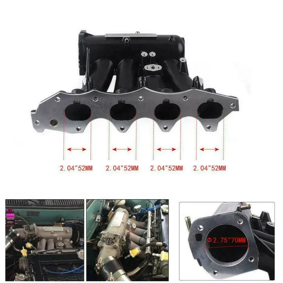 Aluminum Pro Series Intake Manifold For 1994-2001 Acura Integra 1.8L B16A2 B16A3 - Image 2 of 4
