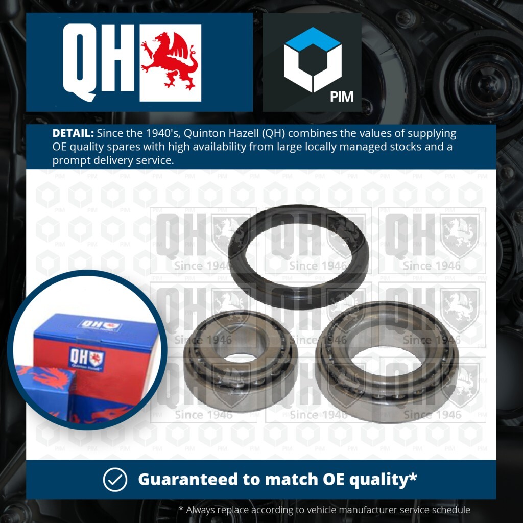2x Wheel Bearing Kits fits NISSAN DATSUN 140 710, HLB310 1.4 Front 73 to 83 QH