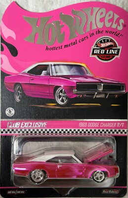 2025 Hot Wheels RLC Exclusive 1969 Dodge Charger R/T PINK