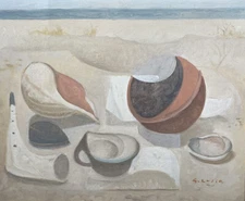 Enzo Russo : Still Life by the Sea : Archival Canvas Art