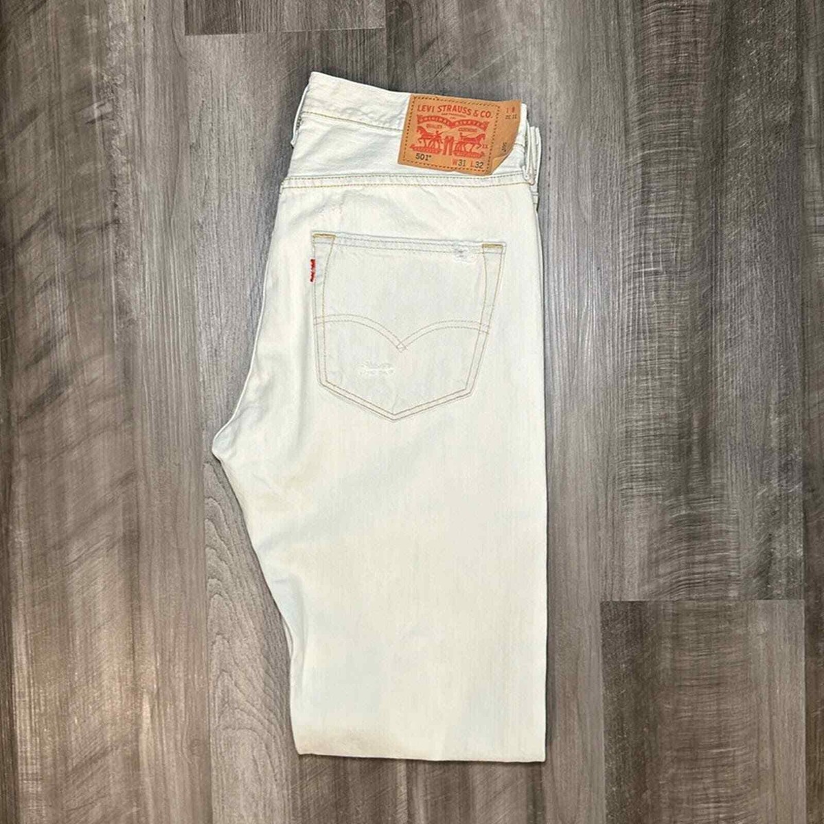 Levi's 501 Original Fit Distressed Jeans - 31x32 | eBay