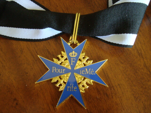 German Pour le Merite & Prussian Ribbon WITH TIES!!!! SUPER DEAL!