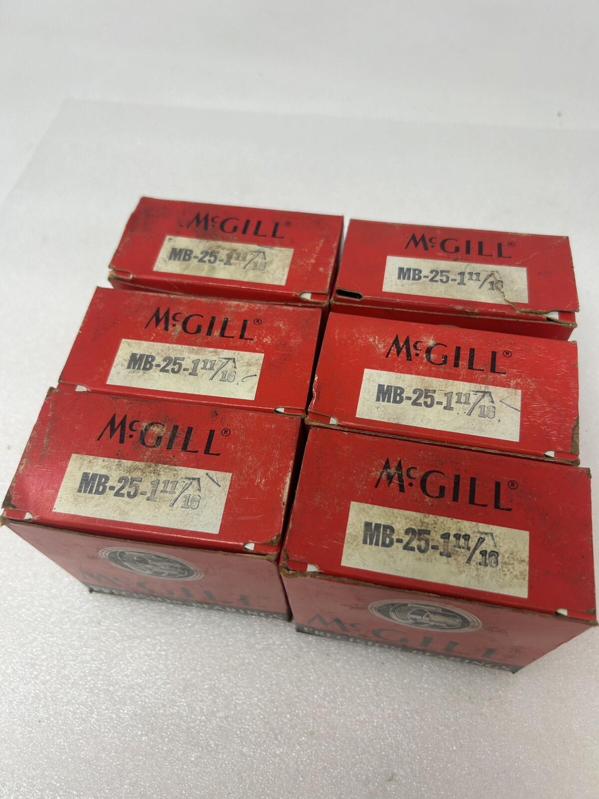 McGill MB-25-1-11/16 Insert Bearing - Lot of 6
