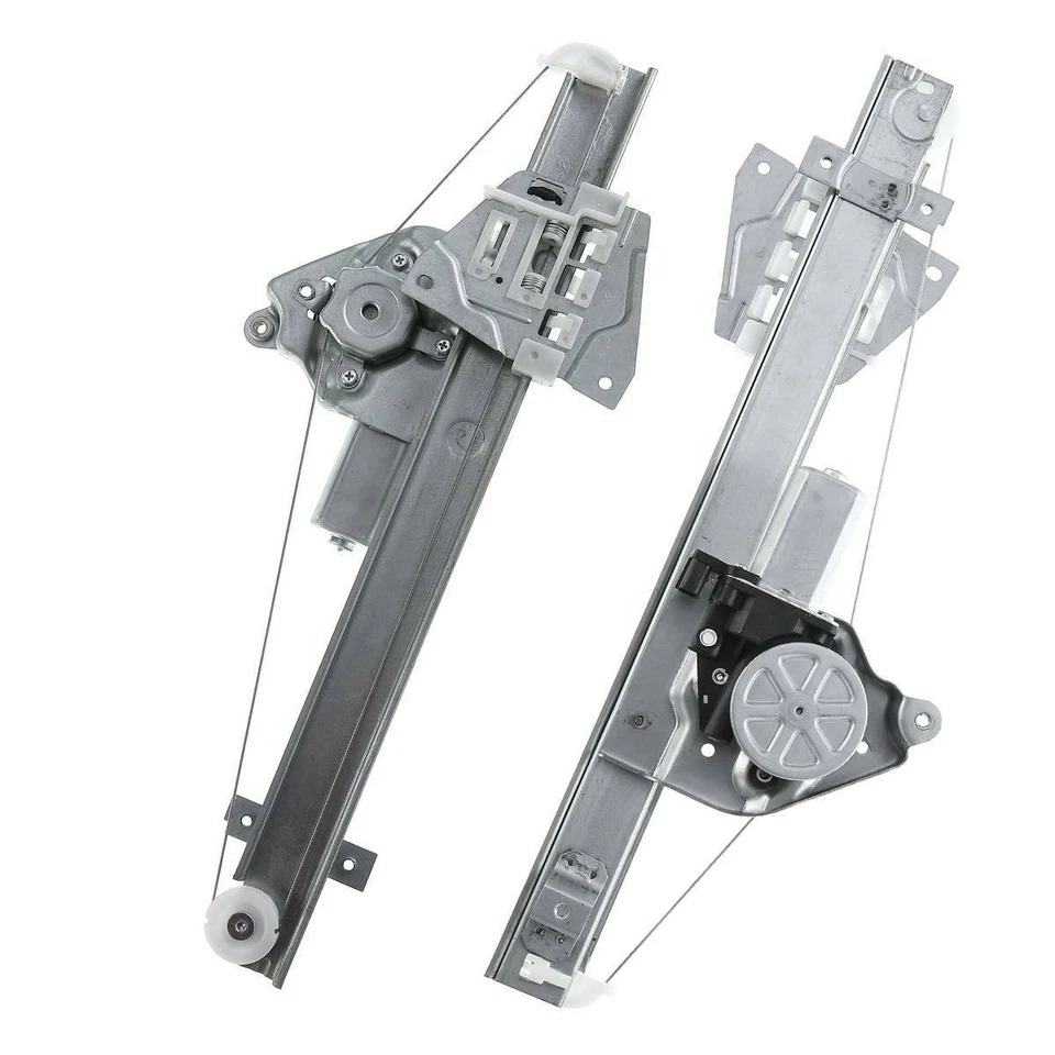 2x Regulador de ventana eléctrica trasero izquierdo y derecho con motor para Mitsubishi Montero 04-06 Foto 3 de 4