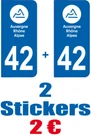 2-STICKERS-PLATE-SELF-REGISTRATION-DEPARTMENT-LOGO 42