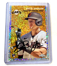 2023 Topps Platinum Anniversary #20- BRYCE JOHNSON RC SP Speckle Refactor /150