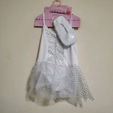 Princess Expressions White leotard Tutu Girls Large New