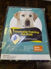 Washable Pet Pee Pads Dogs Cats 2 Pack Reusable Puppy Waterproof 18x24"