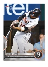 2022 Topps Now #795 Harold Castro 5 RBI Night Assures Tigers Win! Print Run: 275