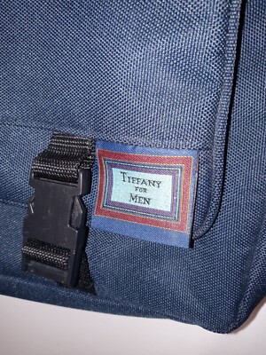 Tiffany For Men by Tiffany & Co. Navy Blue Canvas Briefcase