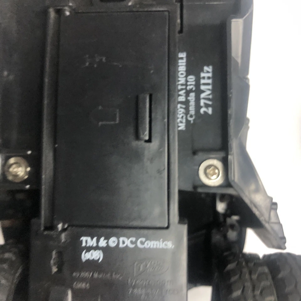M2597 Tyco RC Batman Little Rides Radio Control Batmobile 27 MHZ tested - Image 4 of 4