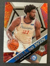 2019-20 PANINI MOSAIC BASKETBALL * JOEL EMBIID #278 * WILL TO WIN MINT COND (AA)