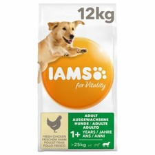 IAMS For Vitality Adult Large Breed with Fresh Chicken Complete Dog Food 12kg