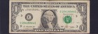 2009 US $1 Dollar Bill Banknote Serial # C 10419044 C Liberty Bartholdi Died — photo 1