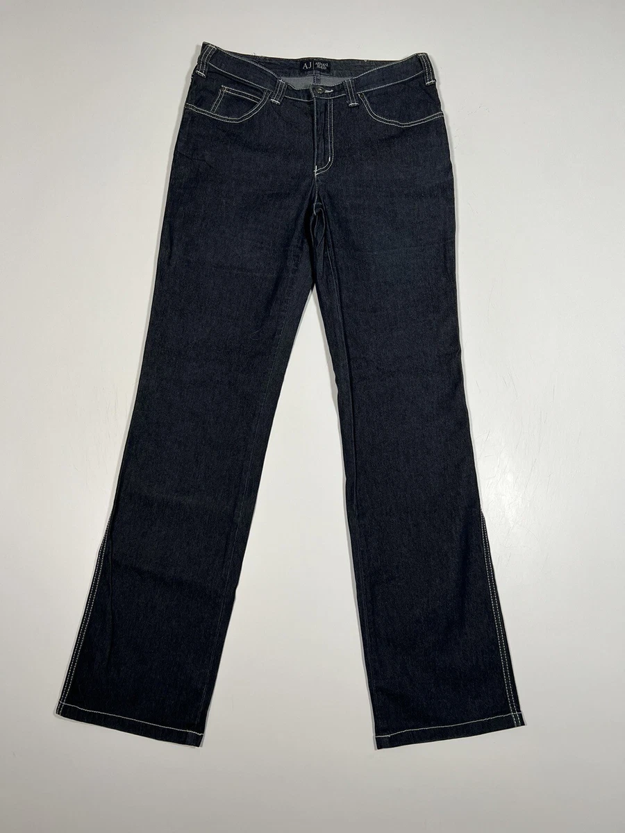 Womens armani straight leg jeans deals