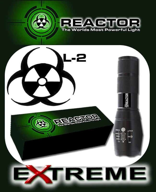 REACTOR EXTREME SHADOW TC1200 BLACK HAWK Flashlight IN STOCK NOW FREE SHIPPING - Image 3 of 4