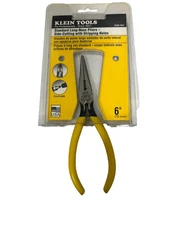 Klein Tools Standard Long Nose Pliers Side Cutting with Stripping Holes D203-6H2