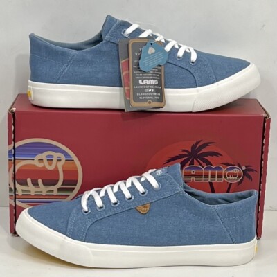 Lamo Women s Vita Low Top Canvas Sneakers Size 7.5 NWT Blue 