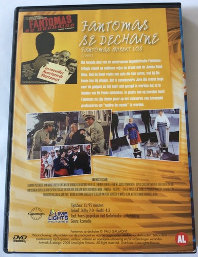 DVD : Louis de Funes “Fanfomes Se Dechaine” ... DUTCH - Picture 2 of 2