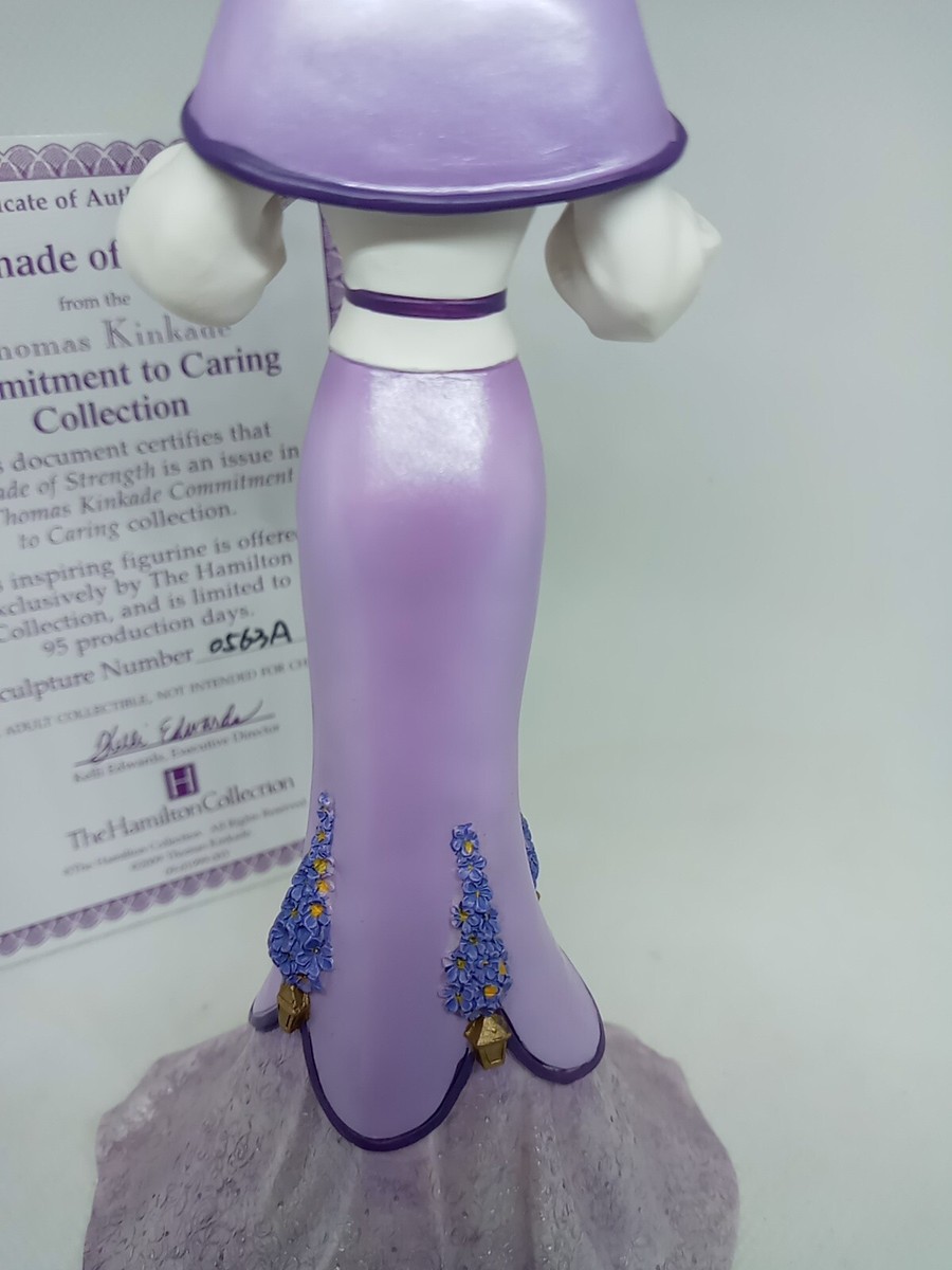 み−ティファニー ハミルトン フィギュア T.Kinkade N°0563A COA Serenade Of Strength Fig. Hamilton