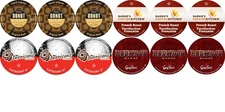 Dark Roast Flavored Coffee Pods for Keurig K-Cup Makers, Variety, 72 Count