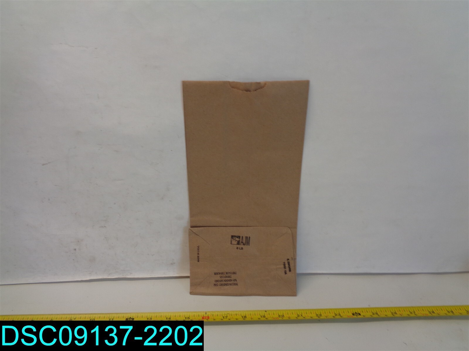 QTY=450: AJM PACKAGING CORPORATION Grocery Bag 8.25" X 15.87"